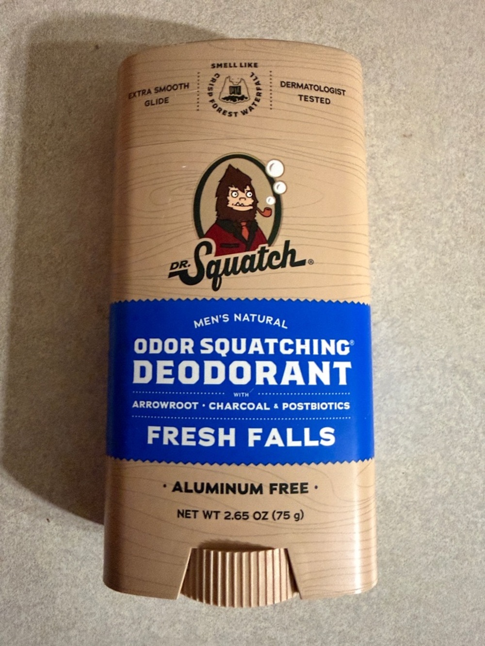 Dr. Squatch Men's Natural Deodorant - Fresh Falls - net wt 2.65 oz